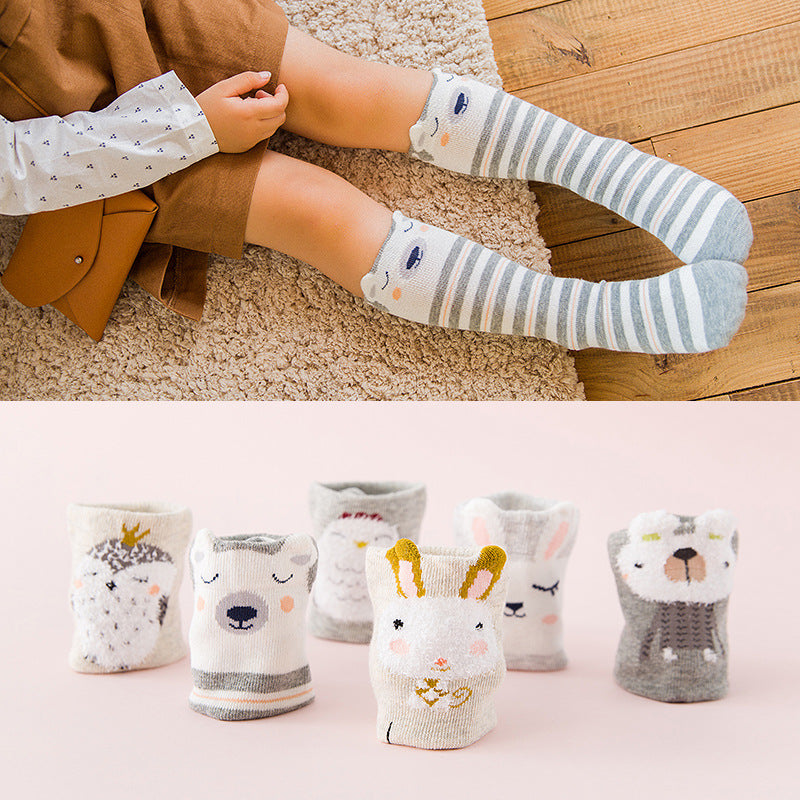 Baby Girls Animal Knee High Socks